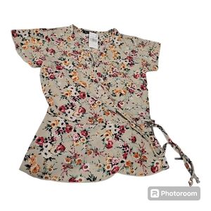 Floral print top